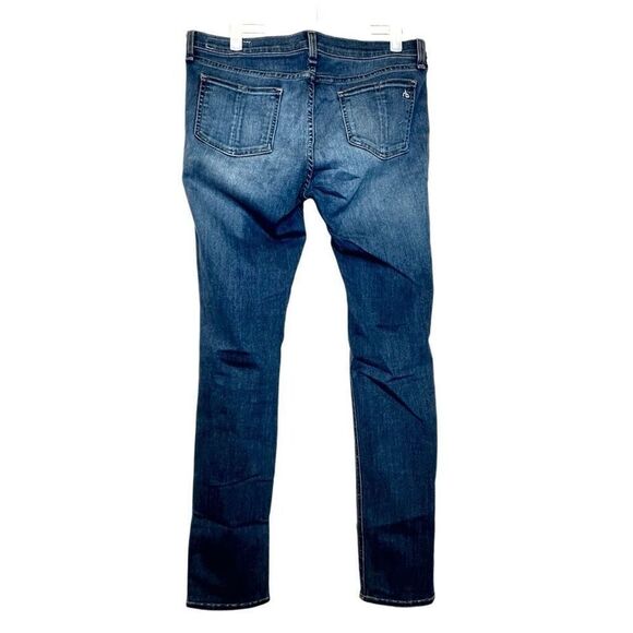 Rag & Bone Low Rise Stretch Skinny Denim Jeans Medium Wash Size 31 - Picture 3 of 6